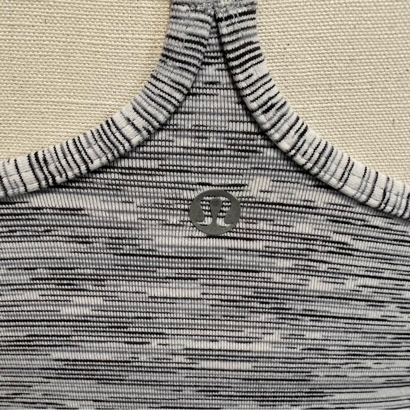 Lululemon Power Y Tank Top Wee Are From Space Gray White - Picture 13 of 14